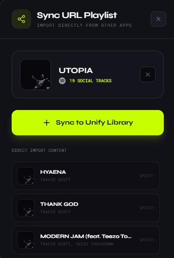 Playlist Portability Visual